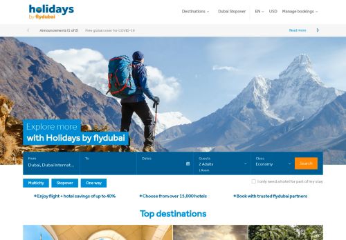 
                            6. Holidays by flydubai