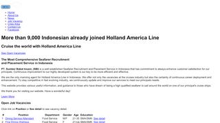 
                            3. Holland America Line