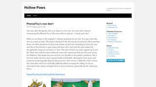 
                            4. Hollow Paws | A website for furries who love inflatable critters