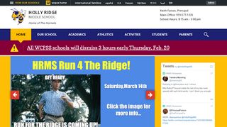 
                            12. Holly Ridge Middle / Homepage - Wake County Public ...