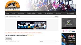 
                            13. Hollywoodbets - new mobile site - African Betting Clan