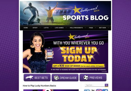 
                            8. Hollywoodbets Sports Blog: How to Play Lucky Numbers Basics