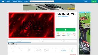 
                            8. Holo Hotel | V5 - Roblox