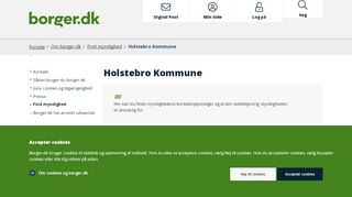 
                            8. Holstebro Kommune - Borger.dk