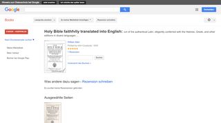 
                            7. Holy Bible faithfvlly translated into English: ovt of the ...