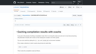 
                            13. holy-build-box/CACHING-WITH-CCACHE.md at master · phusion ...