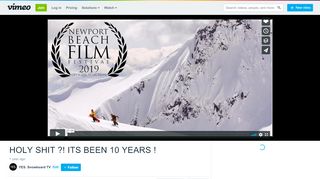 
                            10. HOLY SHIT ?! ITS BEEN 10 YEARS ! on Vimeo