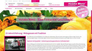 
                            9. Holzke Menü - Eine Firma mit Geschmack! - Holzke Menü - Speisen ...