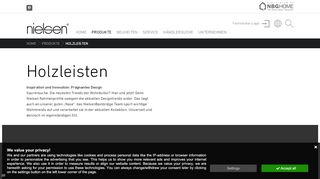 
                            10. Holzleisten › Produkte › Nielsen - Nielsen Design