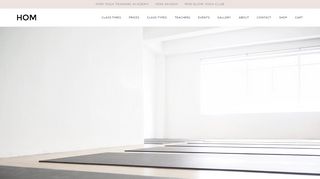 
                            2. Hom Yoga Singapore - Contemporary Yoga Studio