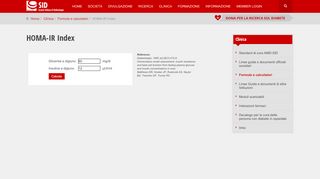 
                            7. HOMA-IR Index - Società Italiana di Diabetologia