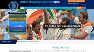 
                            2. Home - Amateur Kabaddi Federation of India (AKFI)