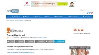 
                            7. Home Banking Banco Hipotecario - ZonaBancos.com