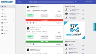 
                            6. Home - Betmanager beta