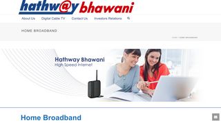
                            2. Home Broadband – Hathway Bhawani