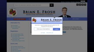 
                            11. Home Builder Online Registration - Maryland Attorney General