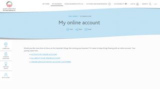 
                            3. Home - Business My online account