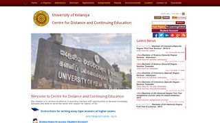 
                            2. Home | Centre for Distance and Continuing Education | University of ...
