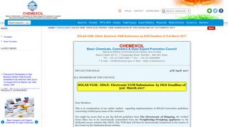 
                            9. Home» Circulars» Solas Vgm: Odex Electronic Vgm ... - Chemexcil