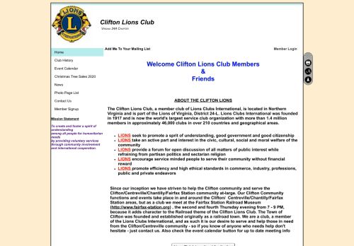 
                            3. Home - Clifton Lions Club of Virginia