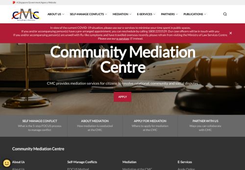 
                            6. Home | CMC - Community Mediation Centre - Ministry of Law