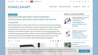 
                            11. Home Connect: App-Steuerung für Bosch und Siemens Hausgeräte