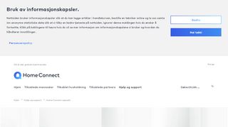 
                            2. Home Connect | Hjelp og support | Slik installerer og kobler du til