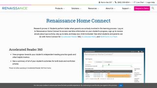 
                            5. Home Connect - K12 Educational Software Solutions | Renaissance