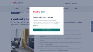 
                            9. Home Contents Insurance - Quotes & Apply - Tesco Bank