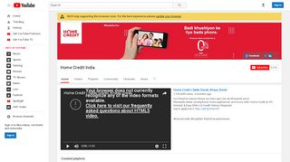 
                            12. Home Credit India - YouTube