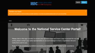 
                            1. Home · Customer Portal - National Service Center