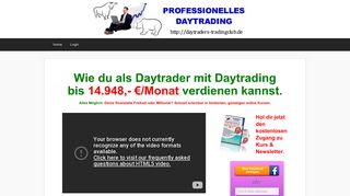 
                            1. home ⋆ Daytrading lernen, professioneller Daytrader werden