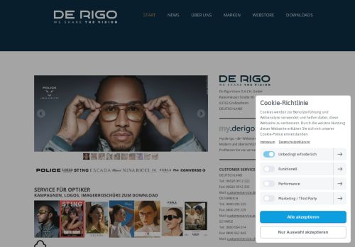 
                            2. Home - De Rigo Vision - Support