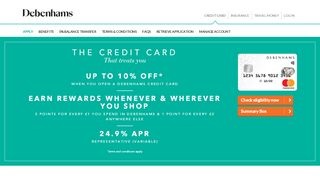 
                            2. Home | Debenhams Credit Card