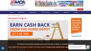 
                            10. Home Depot Pro Sign Up | American Apartment Owners Association