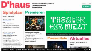 
                            1. Home | D'haus - Düsseldorfer Schauspielhaus, Junges Schauspiel ...
