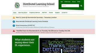
                            5. Home - Distributed Learning School - North Vancouver School District
