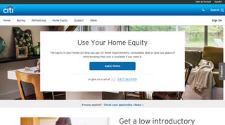 
                            6. Home Equity Loans - Citi.com