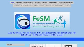 
                            1. Home - FeSM - Für ein Sozialeres Miteinander e.V. ,Aus der Praxis für ...