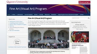 
                            10. Home | Fine Art (Visual Art) Program - Queen's University