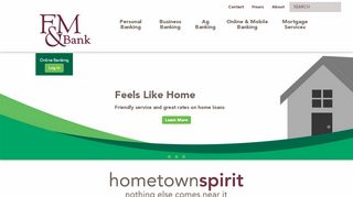 
                            11. Home - F&M Bank : F&M Bank