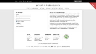 
                            11. Home & Furnishing - Inloggning för återförsäljare