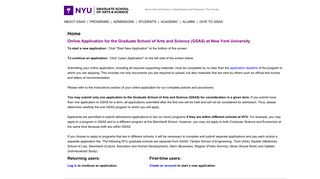 
                            2. Home - GSAS Application Resource Center - NYU