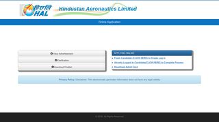 
                            1. Home | Hindustan Aeronautics Limited - Recruitment Application ...