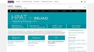 
                            4. Home | HPAT Ireland | Health Professions Admission Test | ACER