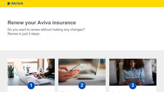 
                            2. Home insurance - Renew your home insurance policy - Aviva