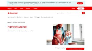 
                            11. Home insurance | Santander UK