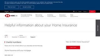 
                            11. Home Insurance Support for Existing Customers | Insurance - HSBC UK