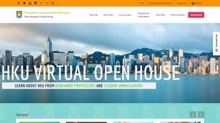 
                            6. Home | International Undergraduate Admissions | The ... - HKU AAL