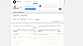 
                            9. home intranet page - French translation – Linguee